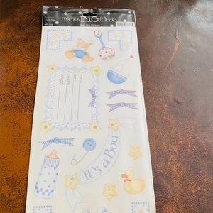 Me & My Big Ideas Bay Boy 👦 Stickers NWT